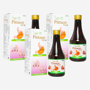 Sona Pittson Syrup for Acidity & Heart Burn - 200 ml (Pack of 3)